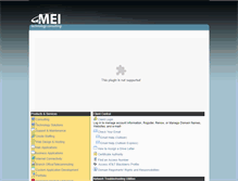 Tablet Screenshot of meitech.com